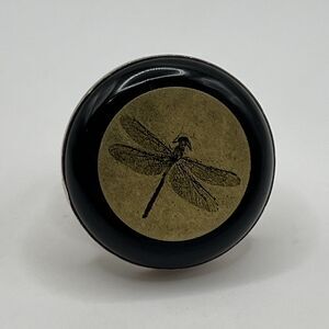 Vintage DTR Sterling Silver 925 Dragonfly Ring Size 9